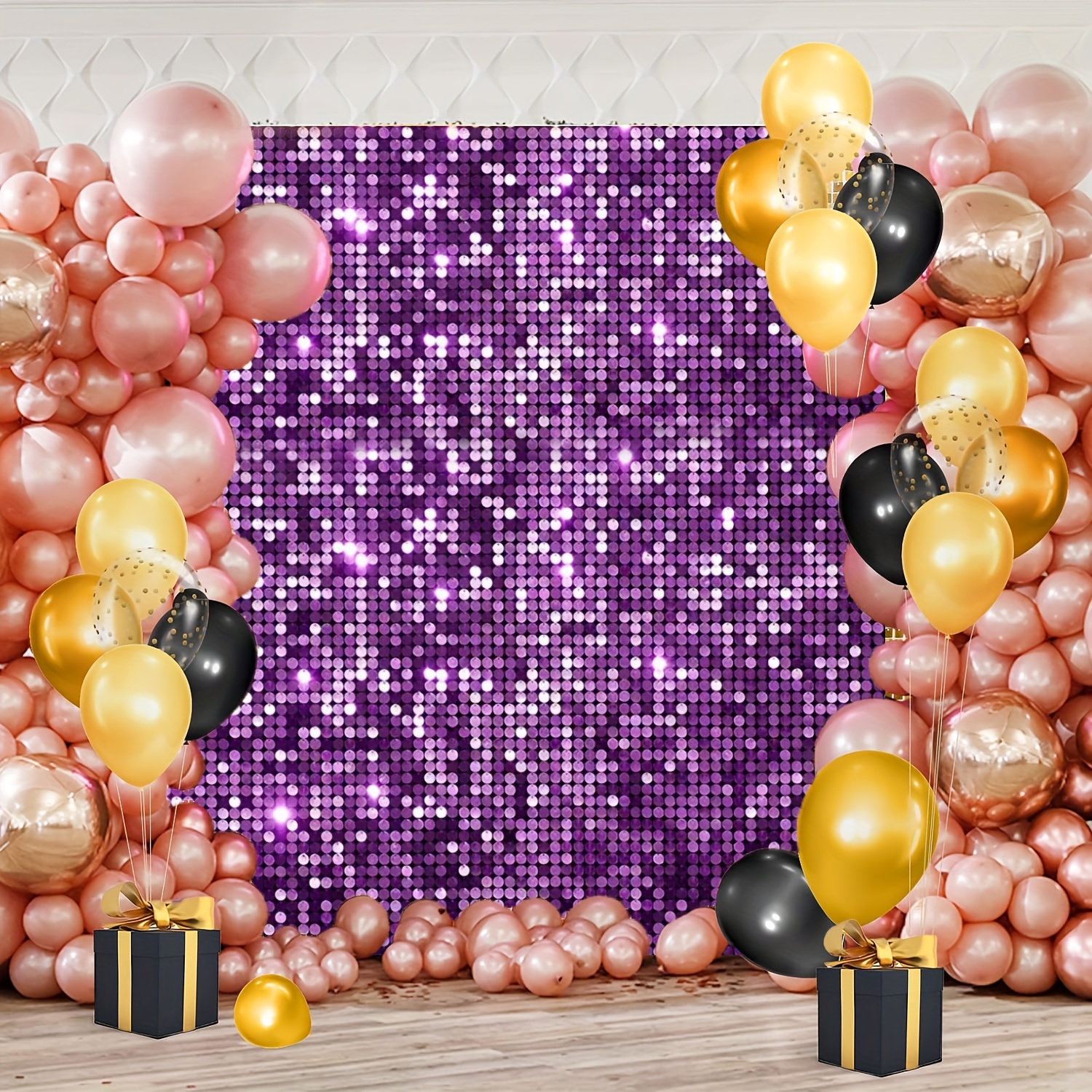 Sequin Photo Booth Backdrop  Shimmer Background – Pixilated
