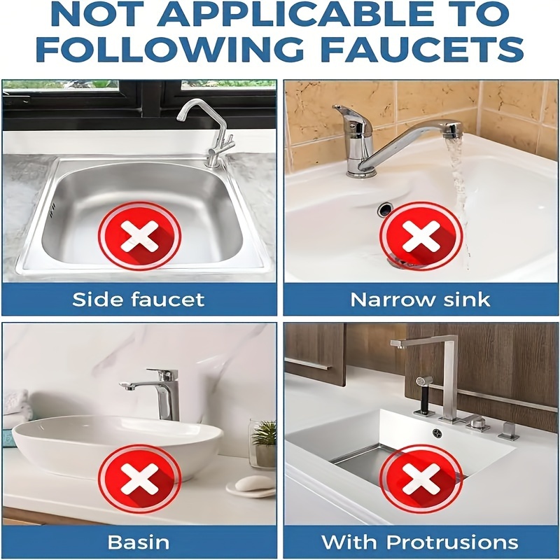 Silicone Faucet Drain Mat, Waterproof Faucet Sink Splash Guard Dry Drain Pad,  Bathroom Countertop Drain Pad, Sink Guard Sink Draining Pad Behind Faucet -  Temu