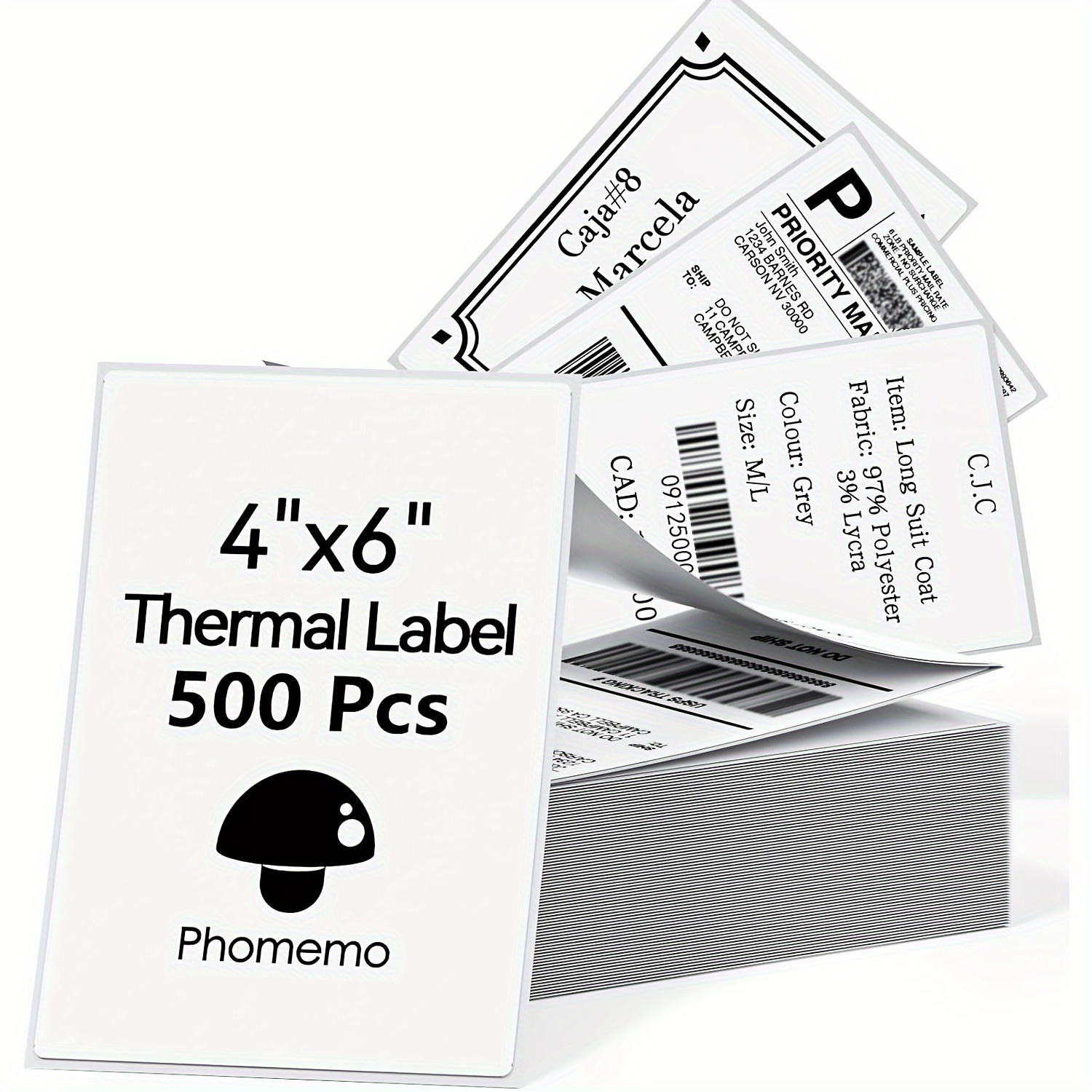 Generic Papier Thermique Autocollant Pour Imprimante, Codes-barres 40X30mn  (38X25)- Blanc - 1 Pièce - Prix pas cher