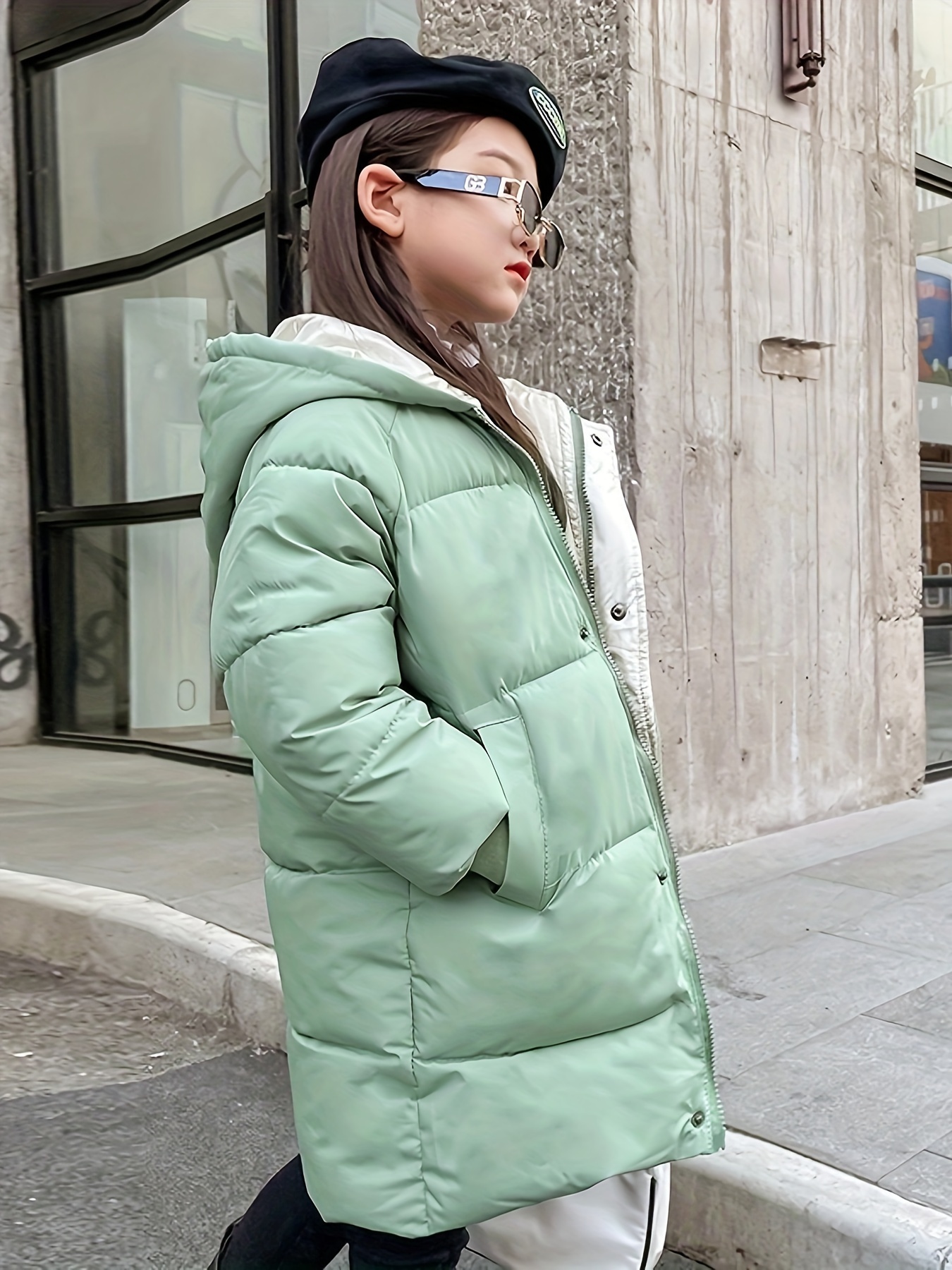 2024 Long Down Parka Snow Coat Women's Korean Fashion Thicken Winter Hooded  Loose Puffer Jacket Female Windproof Warm Outwear