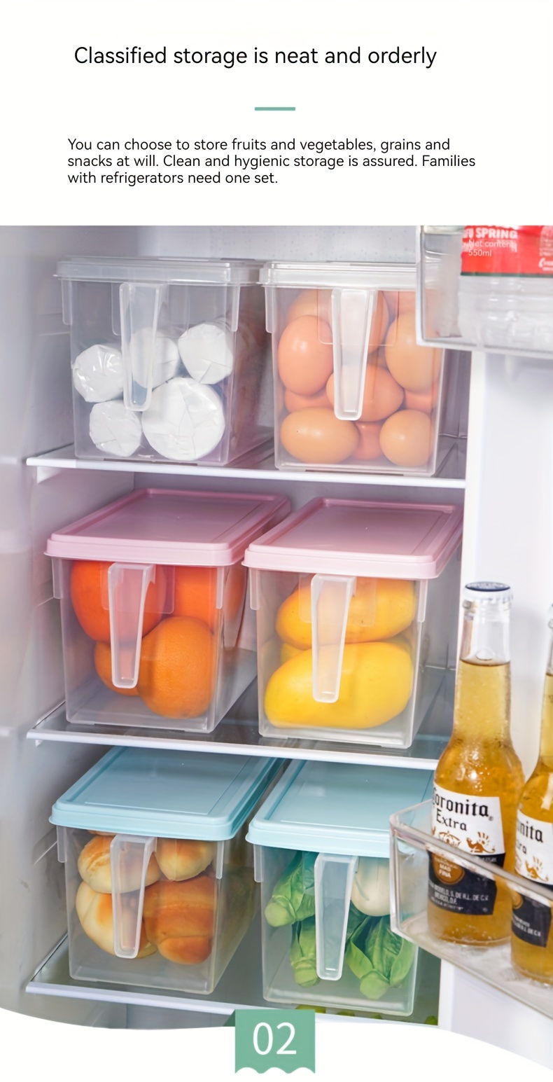 Kitchen Food Storage Containers Refrigerator Classified - Temu