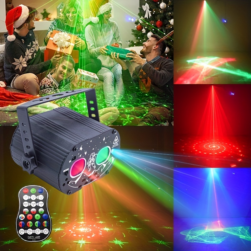 Mini Projecteur Laser RG À 8 Motifs, Grand Projecteur De Danse, Disco, Bar,  Fête De Famille, Lumières De Scène De Noël, Éclairage Denvironnement DJ,  Spectacle De Lumière T20 Du 33,49 €