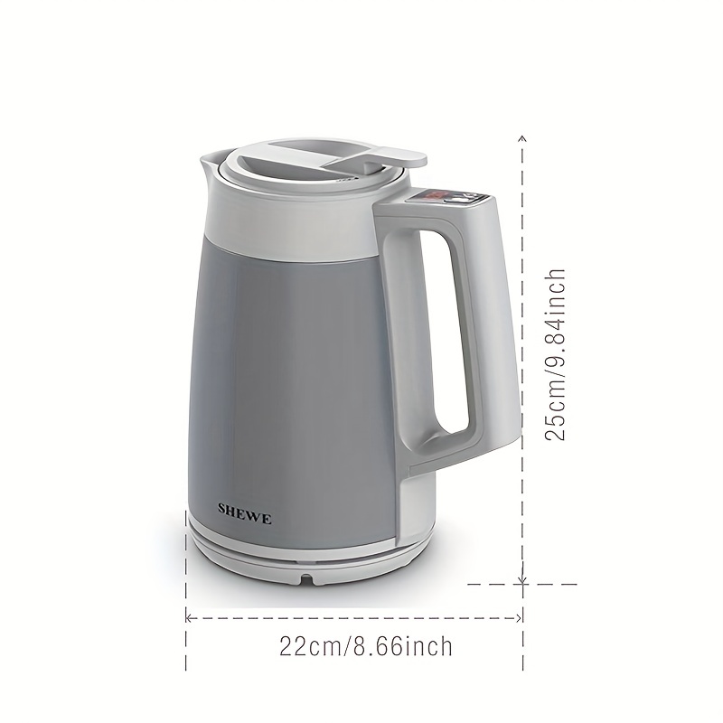 Stainless Steel Electric Kettle With Thermal Insulation And Large Capacity  - Temu