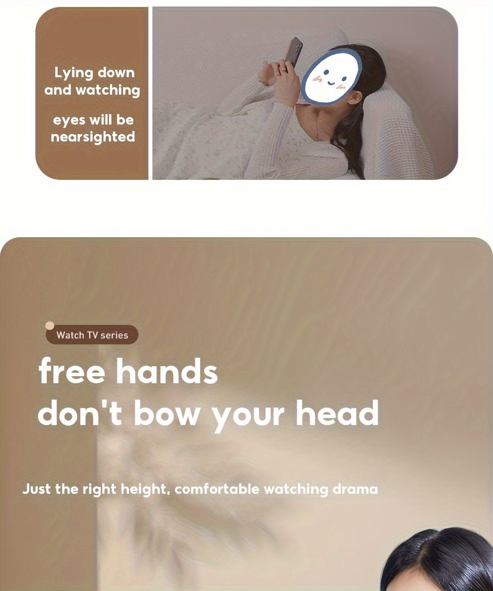 Mobile phone desktop bracket live special metal universal universal aluminum alloy overhead shooting selfie TikTok mobile phone stand rotating adjustable lifting support frame