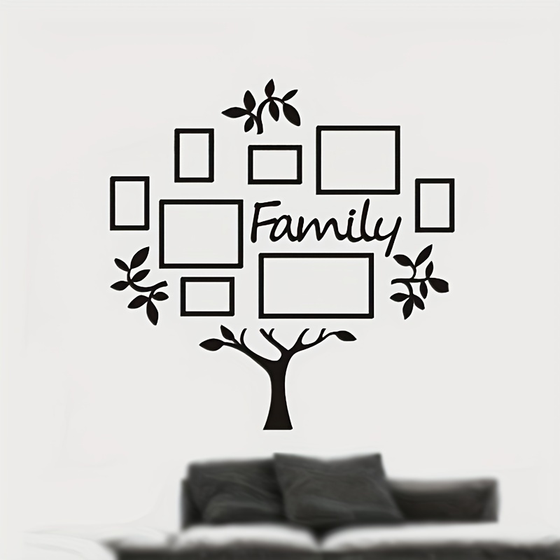 Acrylic Photo Frame Wall Stickers for Home Decor