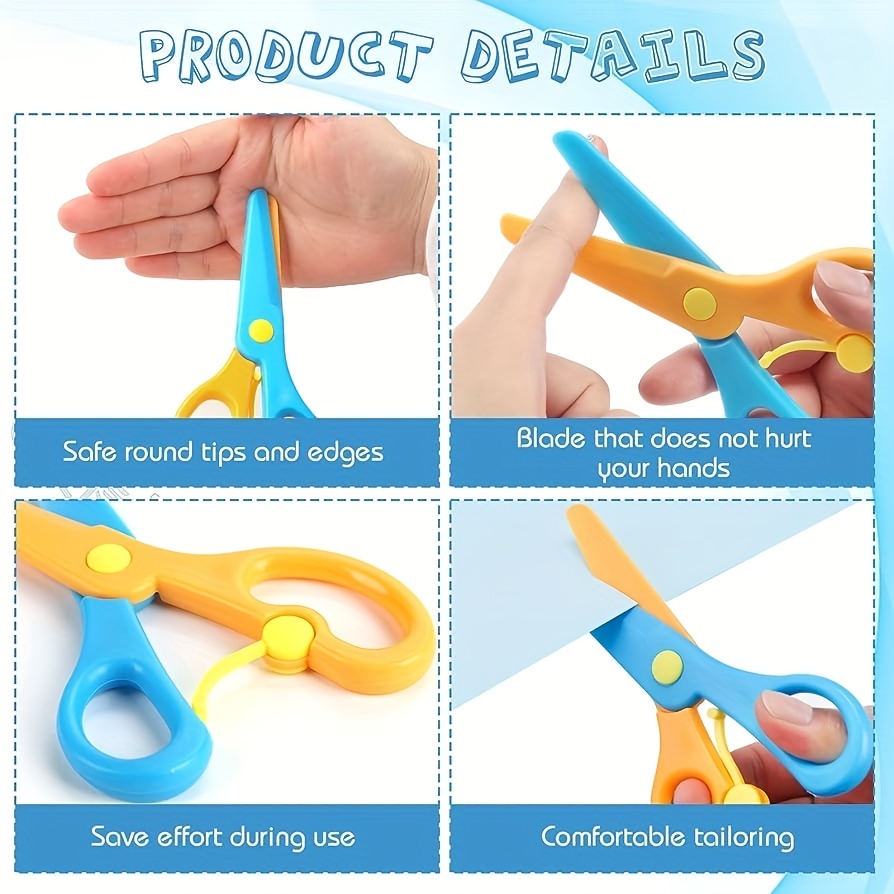 1pc Deli Ed60402 Kids Scissors 5 Small Safety Scissors Bulk - Temu