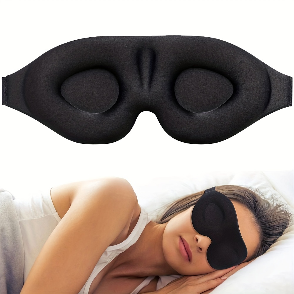 Black Contour Sleep Mask