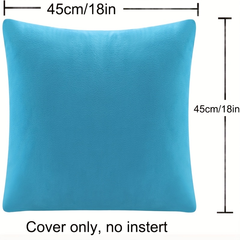 Solid Velvet Throw Pillow Covers Soft Modern Square - Temu