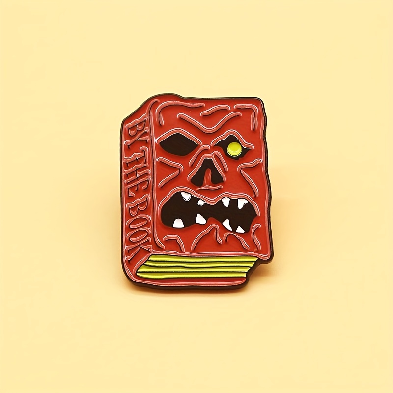 Horror Movie Creepy Book Enamel Pins Retro Necronomicon Lapel Badge  Brooches Accessories Pin for Clothes Backpack Halloween Pin - AliExpress