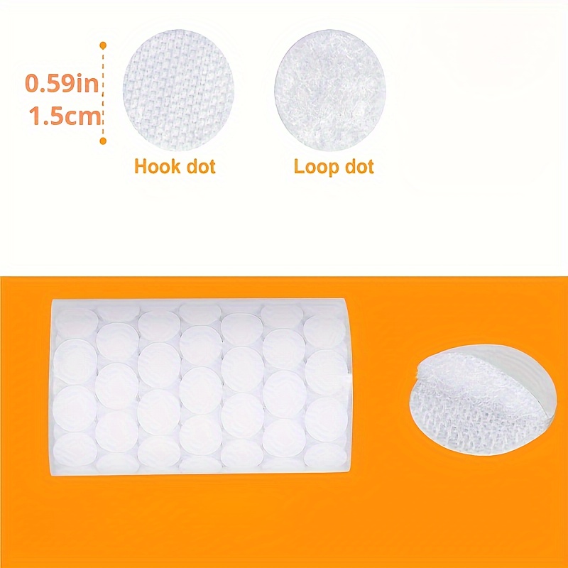 1.5cm Adhesive Velcro Dots