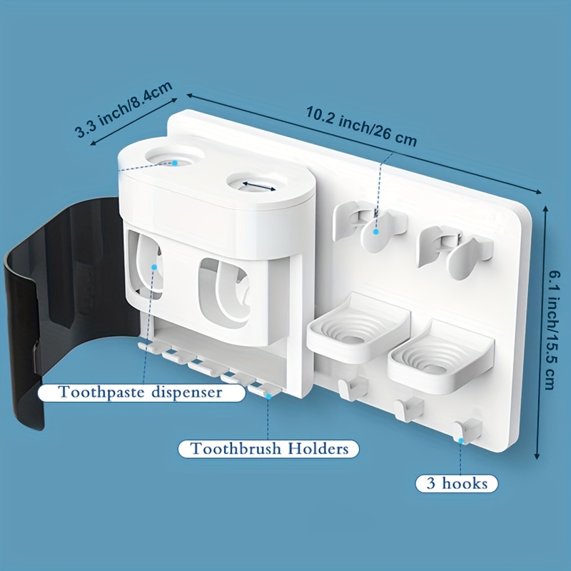 1pc Portaspazzolino Elettrico Dispenser Automatico - Temu Italy