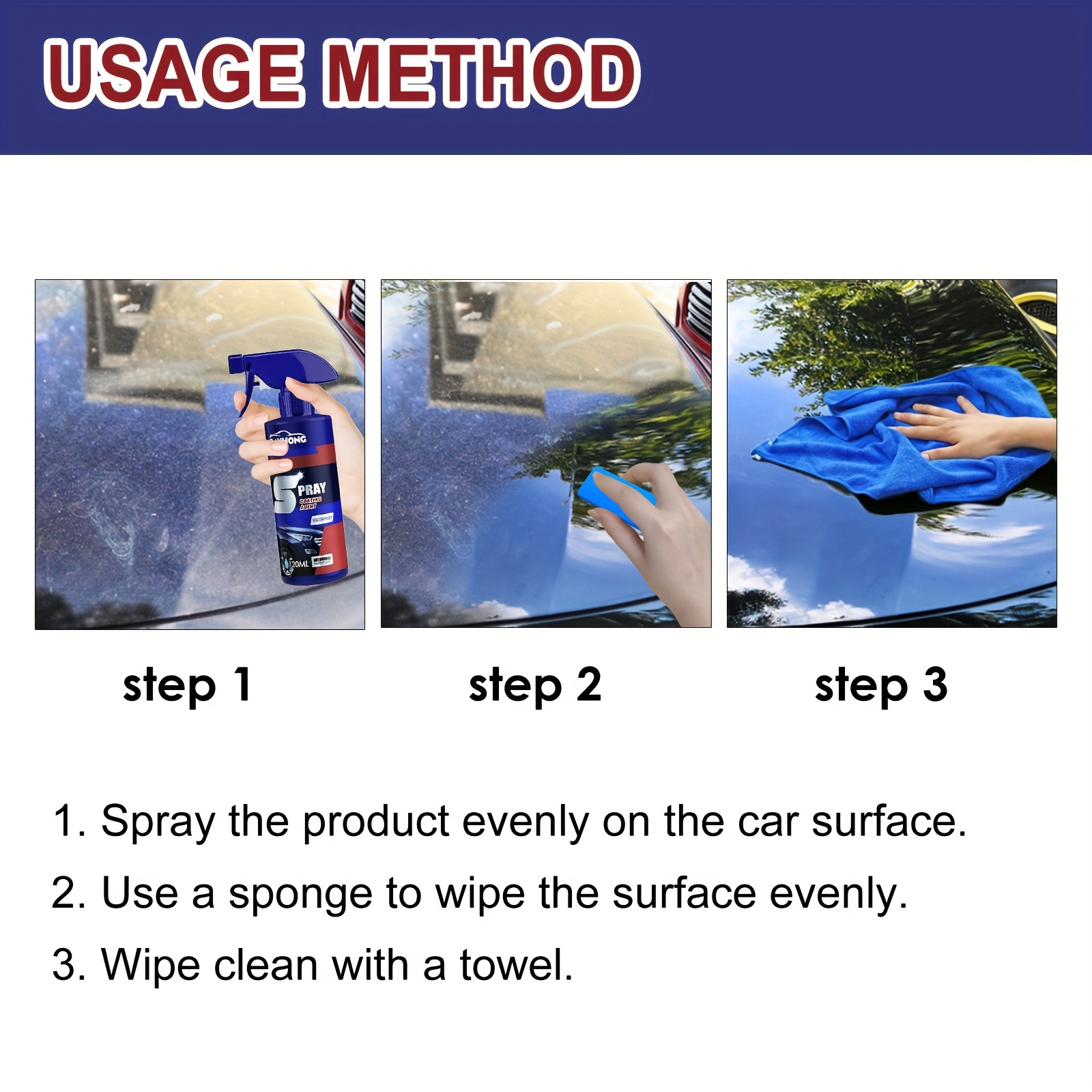 Car Coating Spray Car Paint Maintenance Paint Surface - Temu