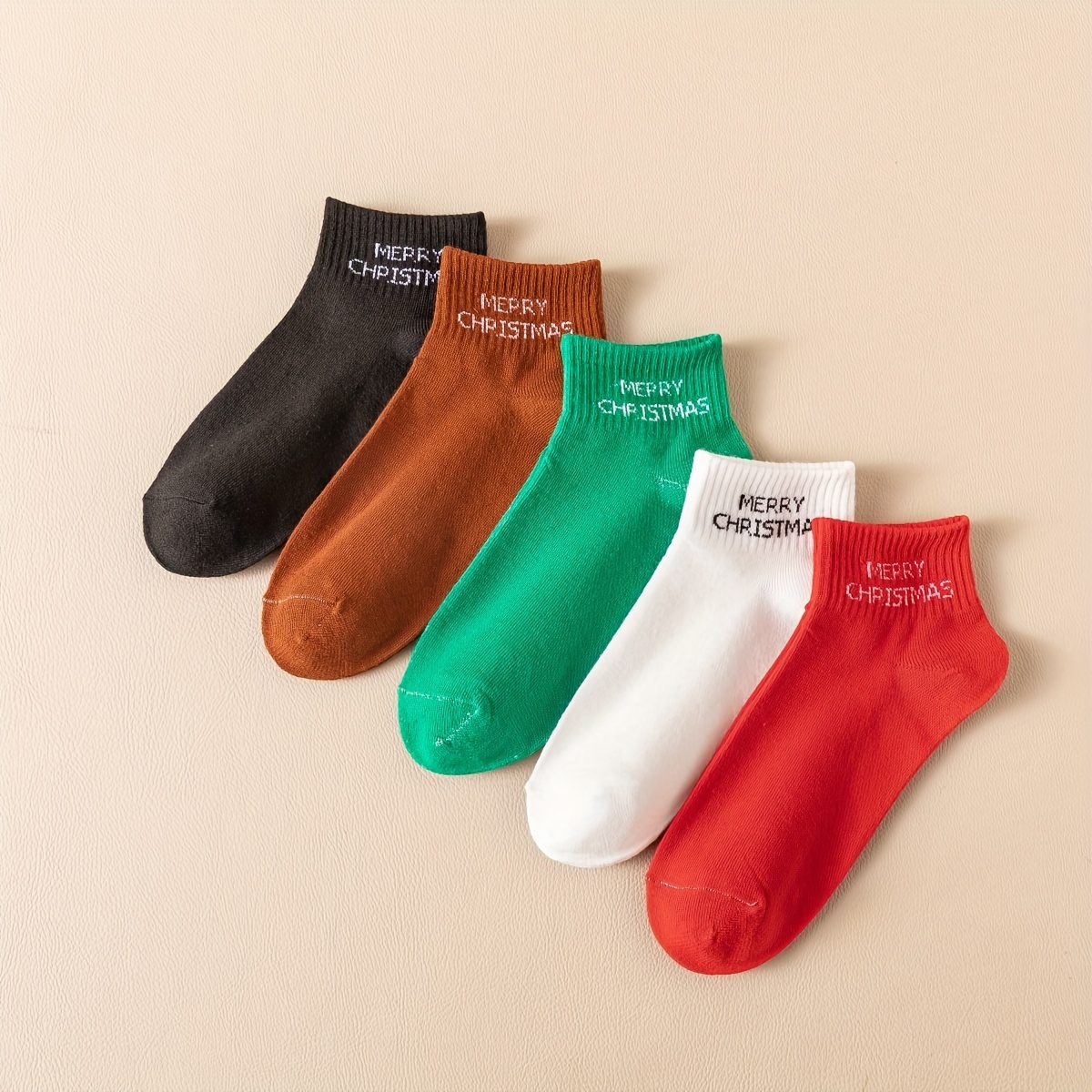 Christmas Cartoon Ankle Crew Socks Pack Women's Stocking