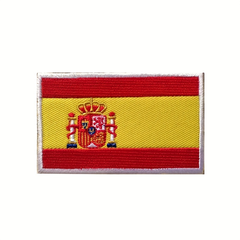 World Countries Embroidered Magic Seal Cloth Sticker Hook And Loop Patch