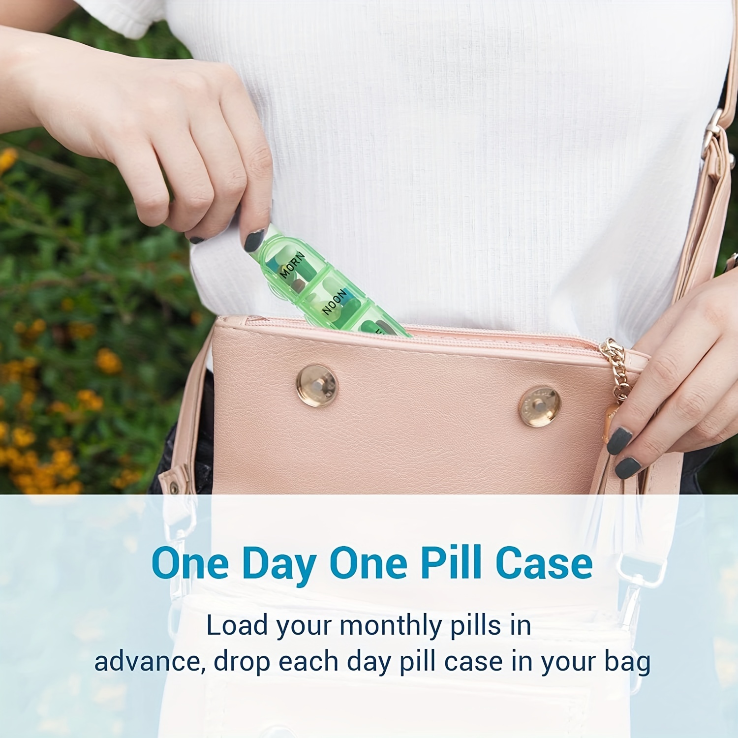 Monthly Pill Organizer 4 Times A Day One Month Pill Box - Temu