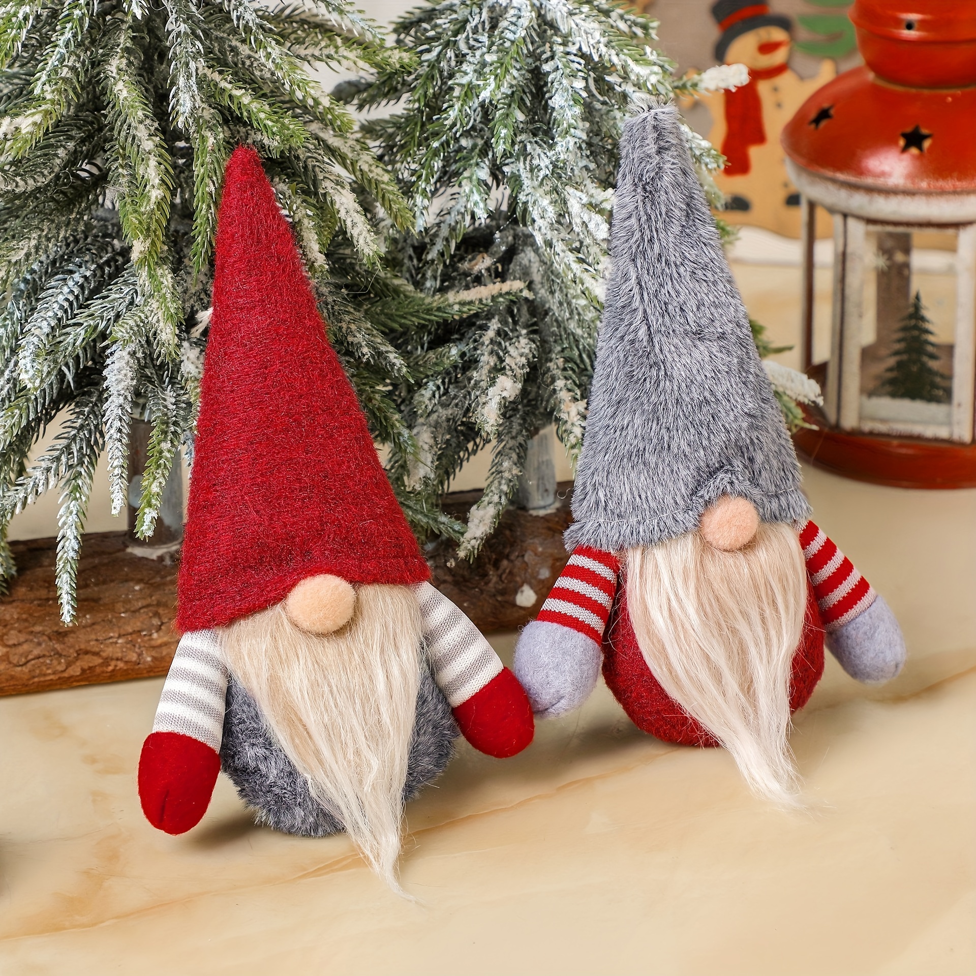 Gnome Noël Poupée sans visage Joyeux Noël Décorations pour la maison 2022  Cristmas Ornement Noël Navidad Natal Cadeaux Nouvel An 2023