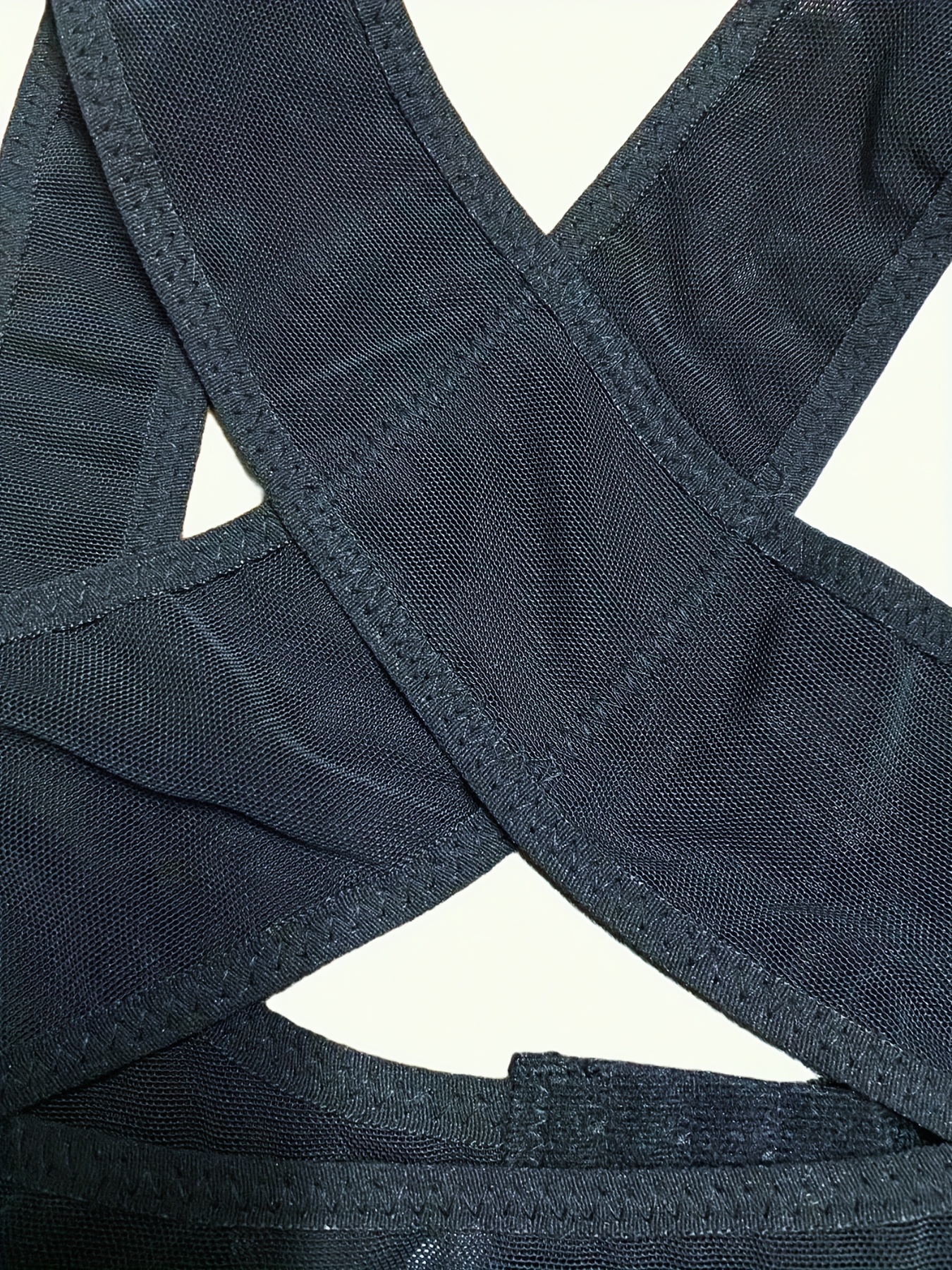 Women'S Invisible Ribbed Cross-Back Bra - Anti-Sagging, Lifted Support for Slouching Posture, Breathable & Comfortable Undergarment in Black, Pink, Red, Yellow, Green, Blue, Orange, Purple