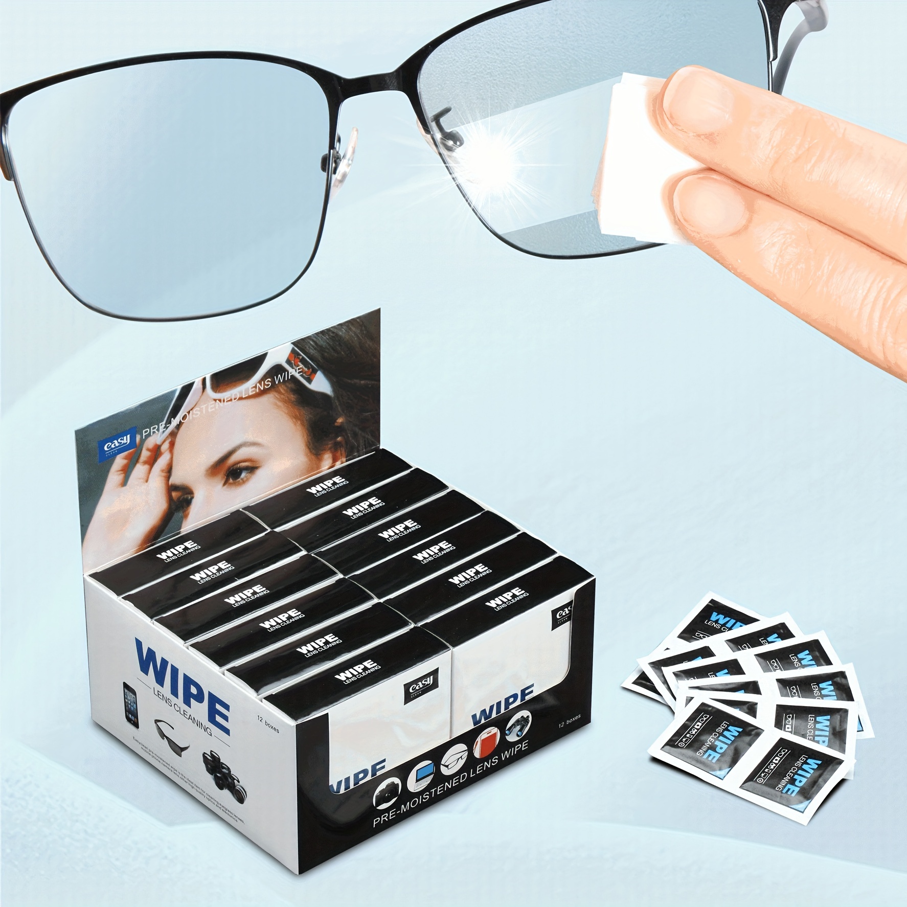 1pc Eyeglasses Cleaning Brush Portable Multifunctional Glasses Sunglasses  Microfiber Sun Glasses Wipe Cleaner Tool Accessories