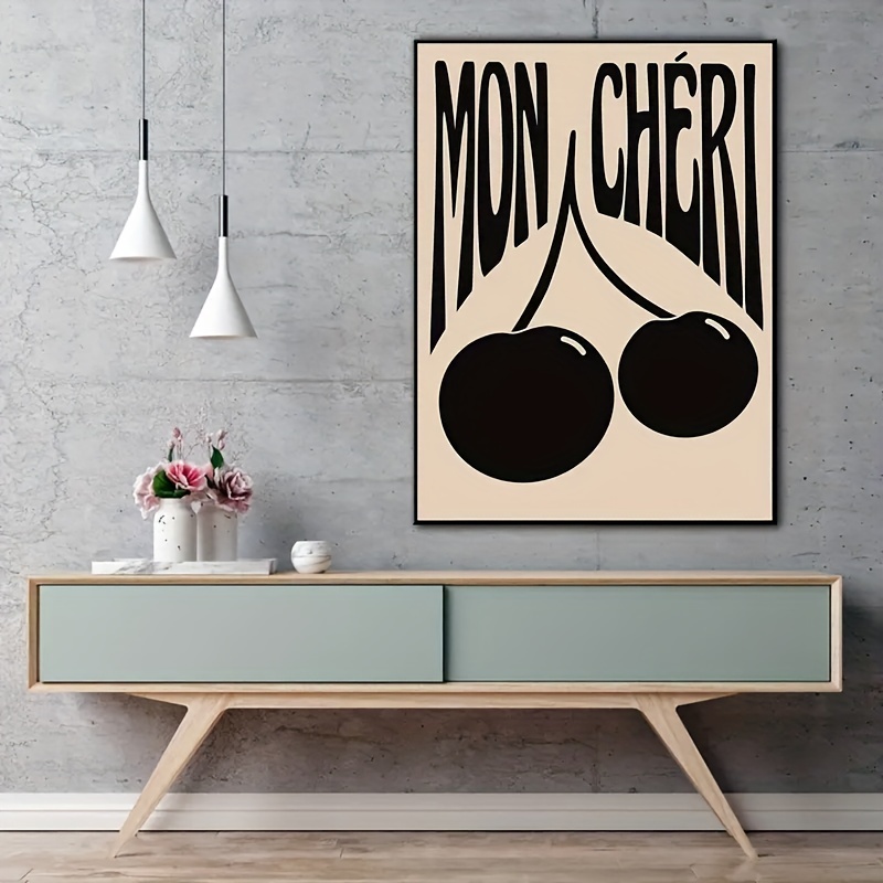 Mon Cheri No2 Poster  Vintage poster art, Trendy wall art, Art collage wall