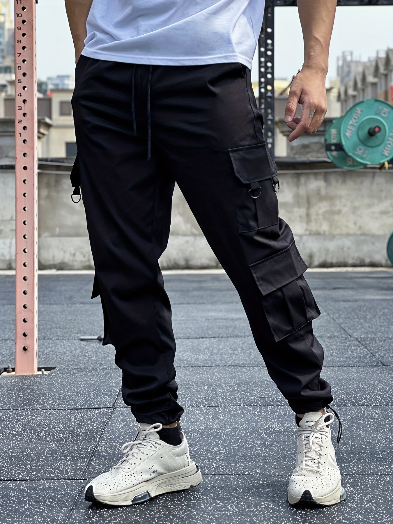 Men's Relaxed Fit Cargo Pants Pockets Loose Trendy Overalls - Temu  Philippines