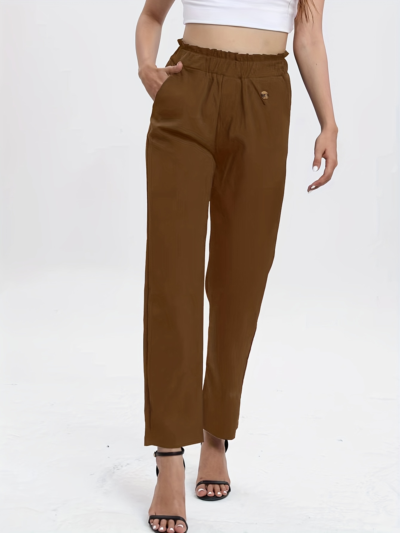 Womens Trousers, Paperbag, Cargo & Flared Trousers