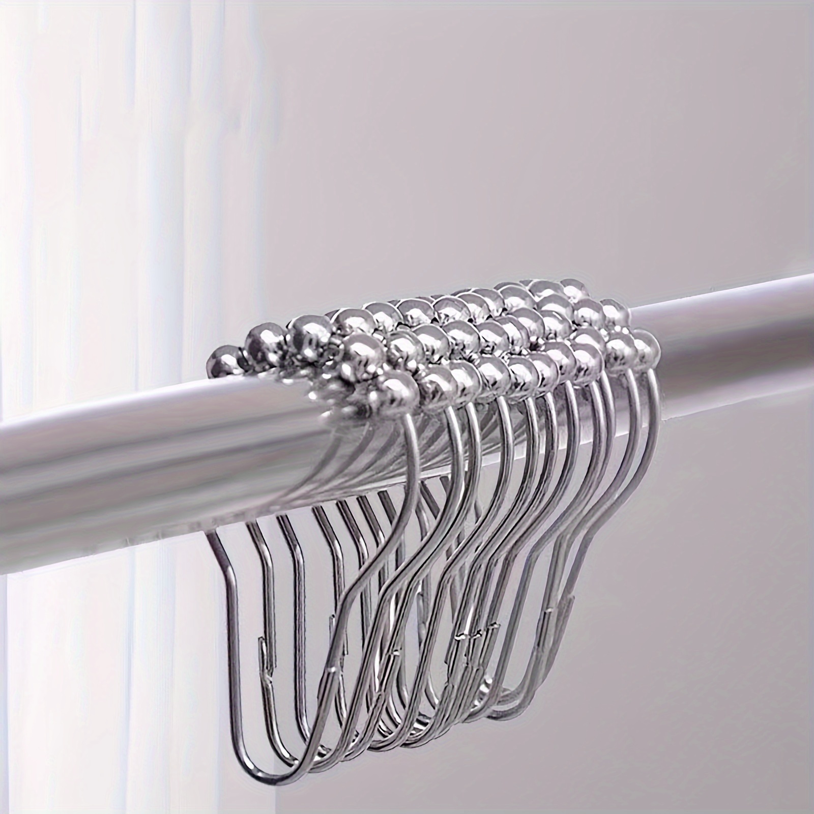 Metal Curtain Hooks Drapes Stainless Steel Drapery Hooks - Temu