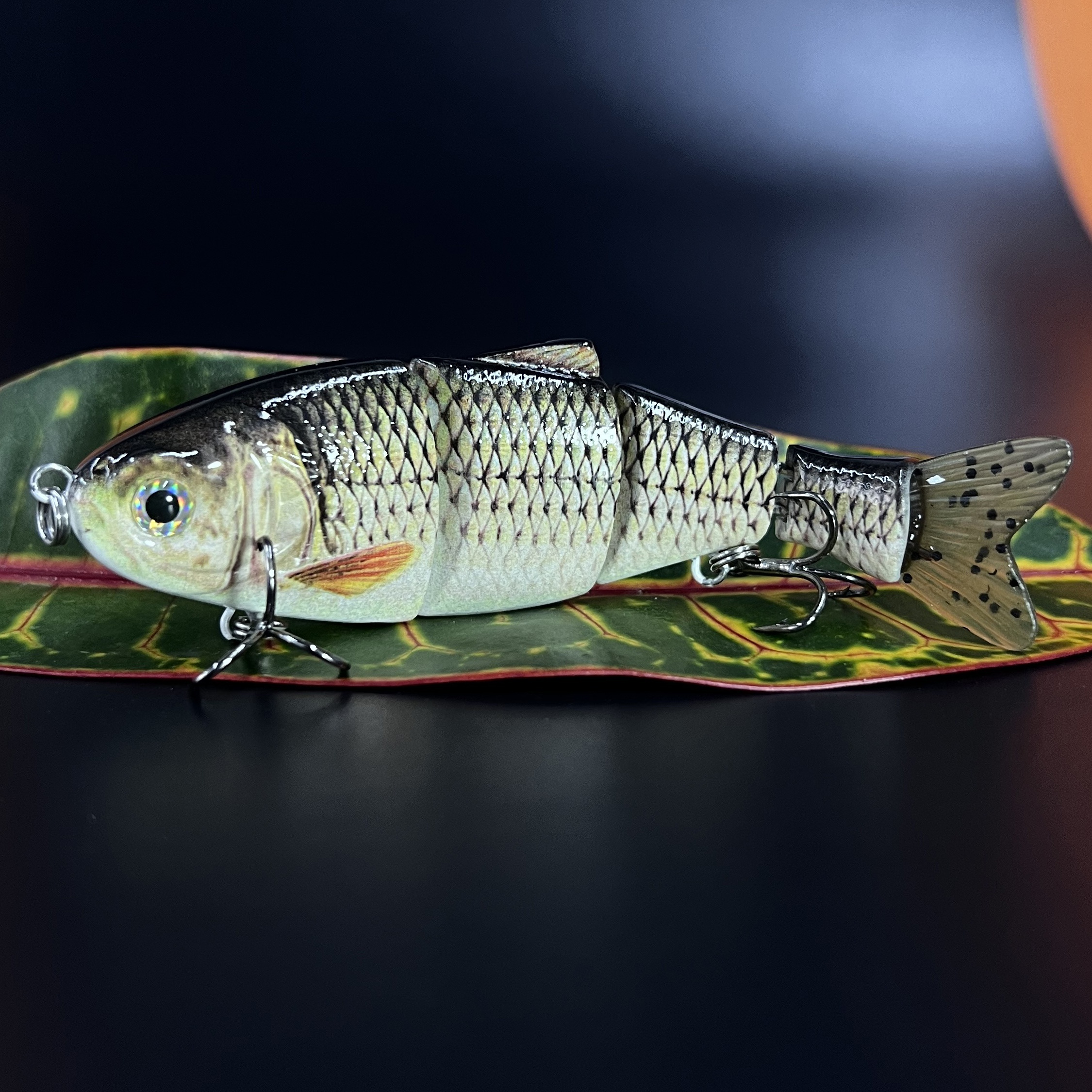 5PCS/Box Multi Jointed Bait 6-Segment Fishing Lures Swimbait Bass Tackle Kit