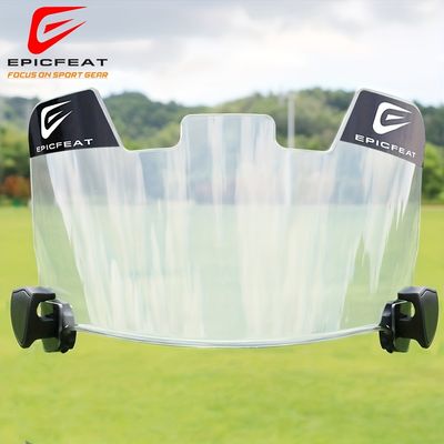 1pc professional football helmet visor with electroplated sunshade and uv protection for teens and adults