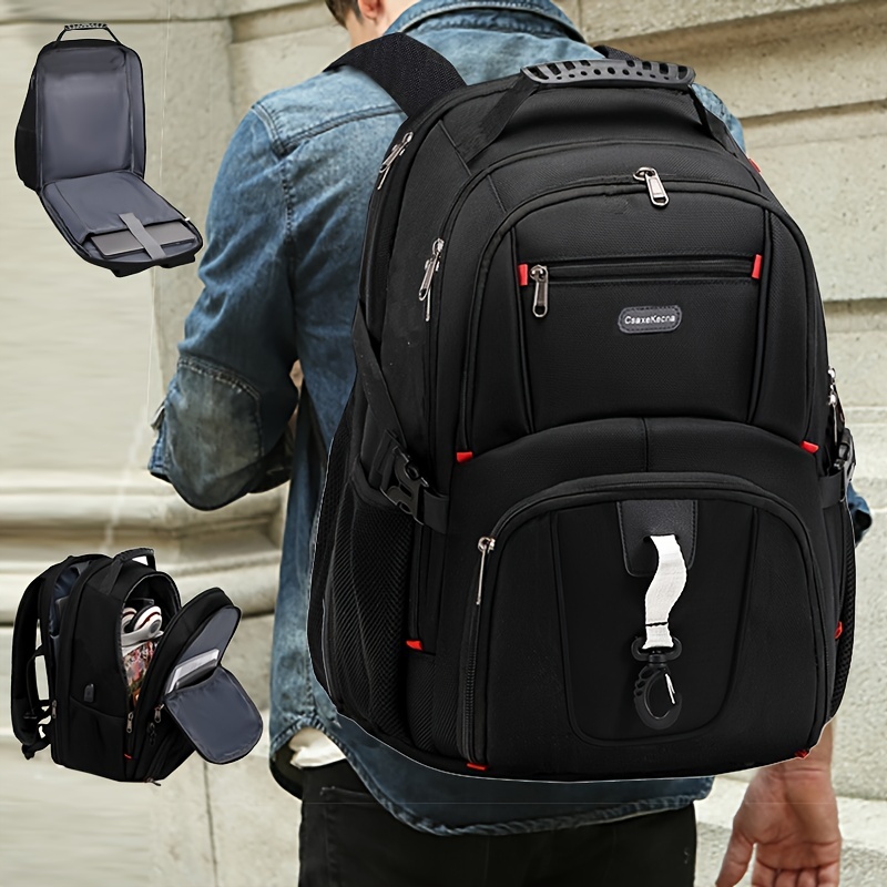 laptop backpack 17 inch large capacity business durable travel backpack with usb charging port