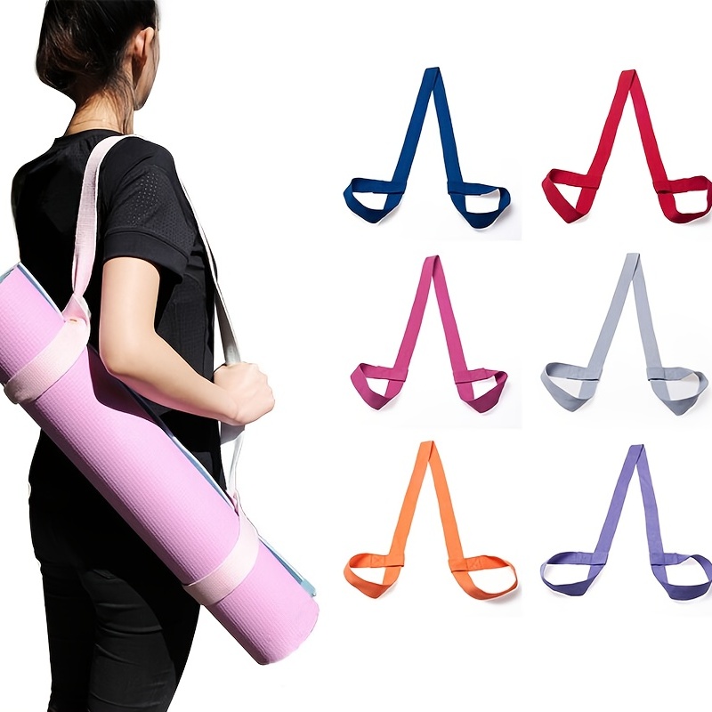 Yoga Mat Strap Sling Adjustable Thick Yoga Mat Carrier Stretching Strap  Yoga Mat Sling Yoga Mat Holder Women Stretching Band 