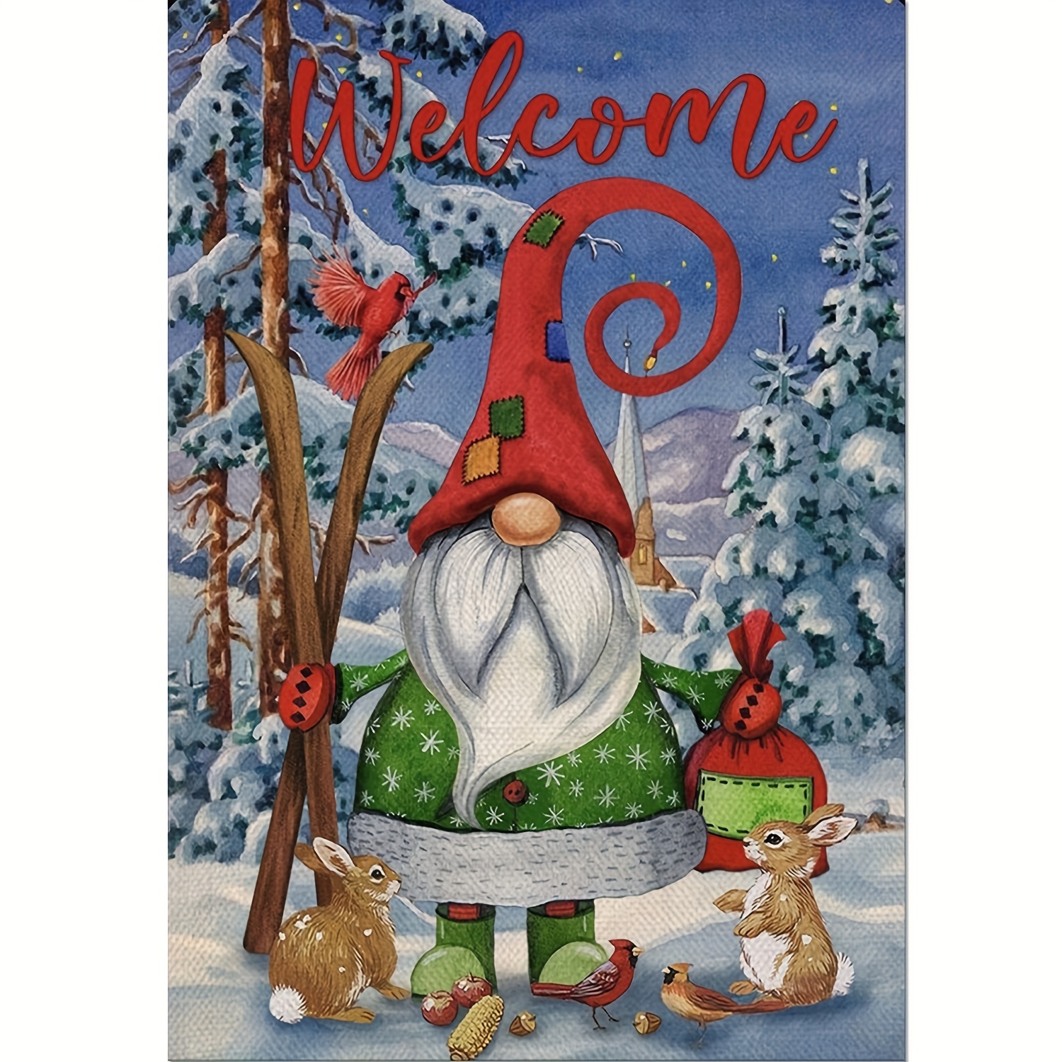 Christmas Diamond Art Painting Kits for Adultss DIY Diamond Dots Welcome  Gnome