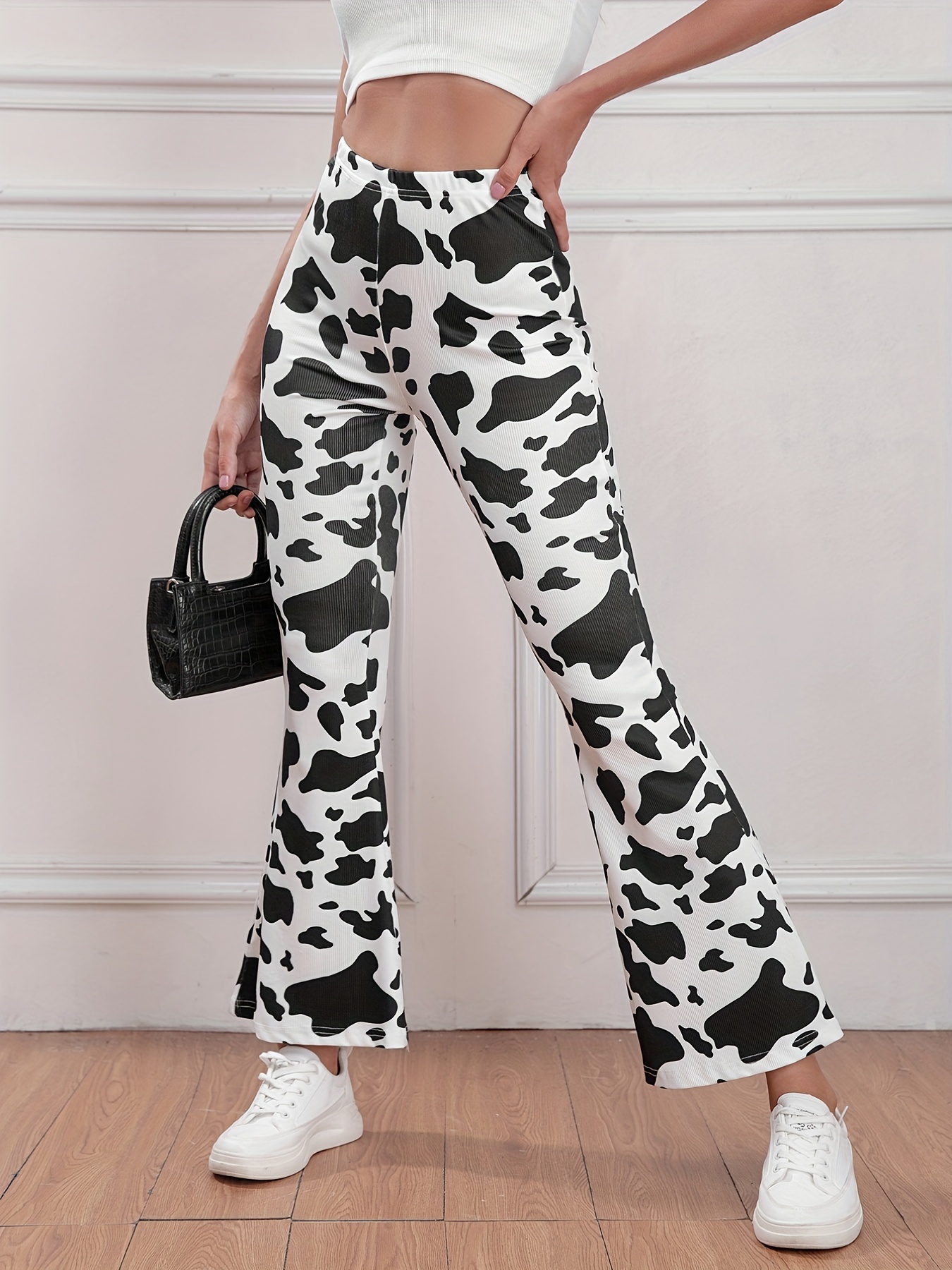 Cow Print Pants - Temu Canada