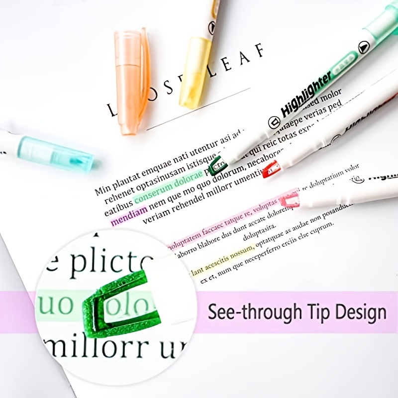 STABILO Swing Cool Highlighters Pastel Colors Text Markers 1mm/4mm