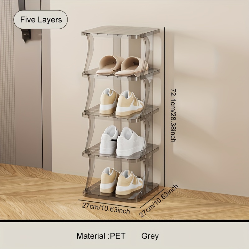 Multi tier Detachable Shoe Rack Stackable Shoe Storage Shelf - Temu