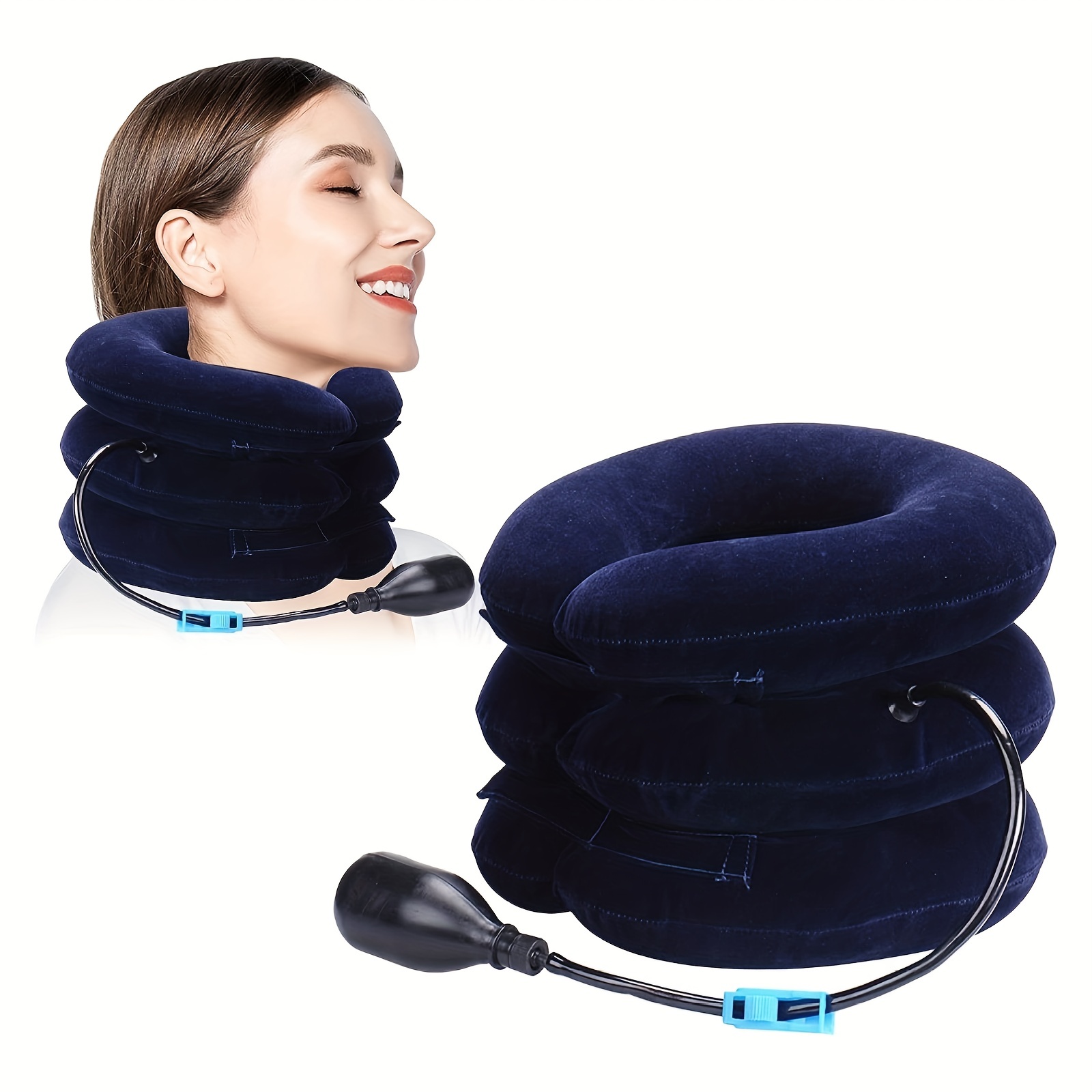 Three layer Neck Stretcher Neck Tractor Neck Massage Pillow - Temu