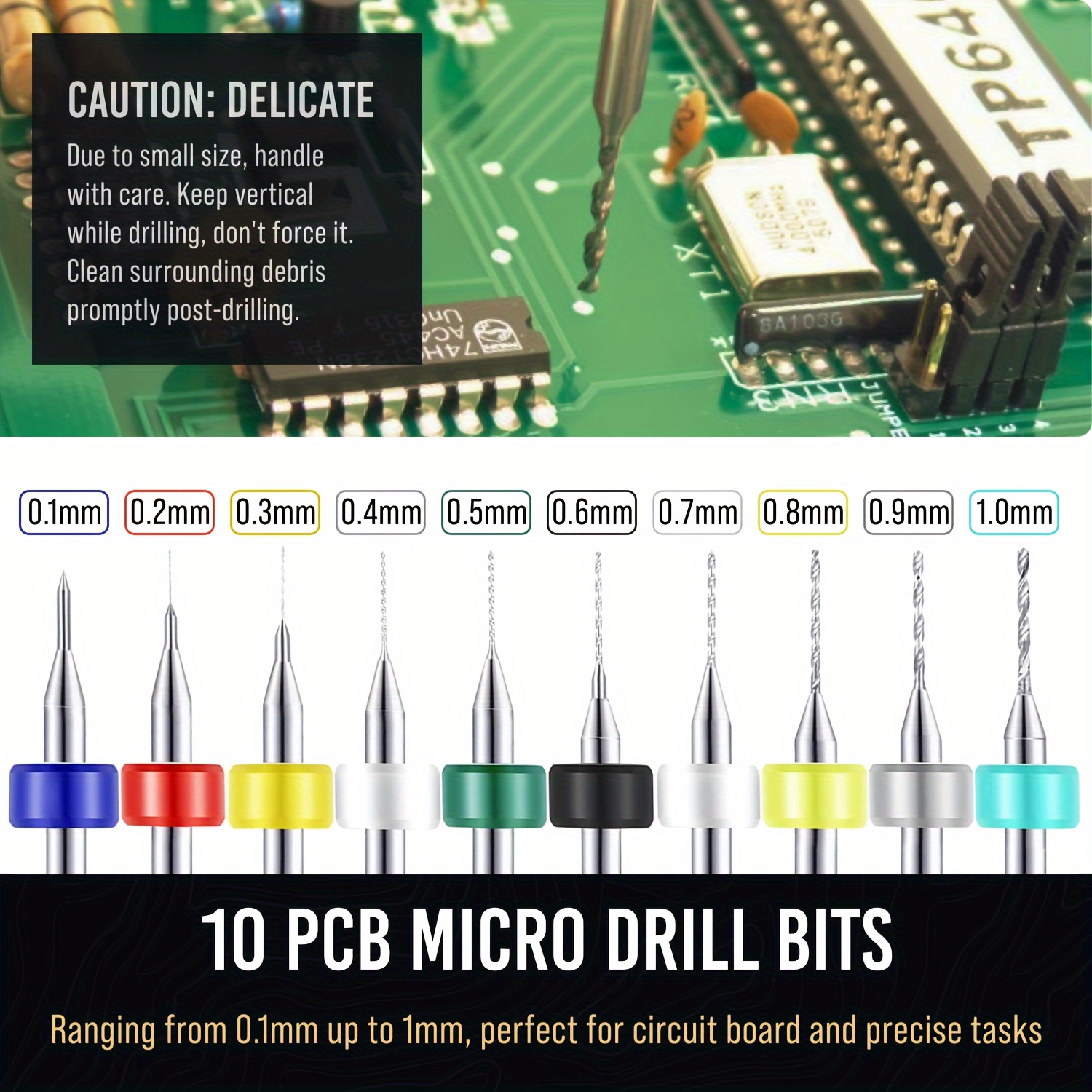 Hand Drill Bits Set Pin Vise Hand Drill Manual Small Micro - Temu