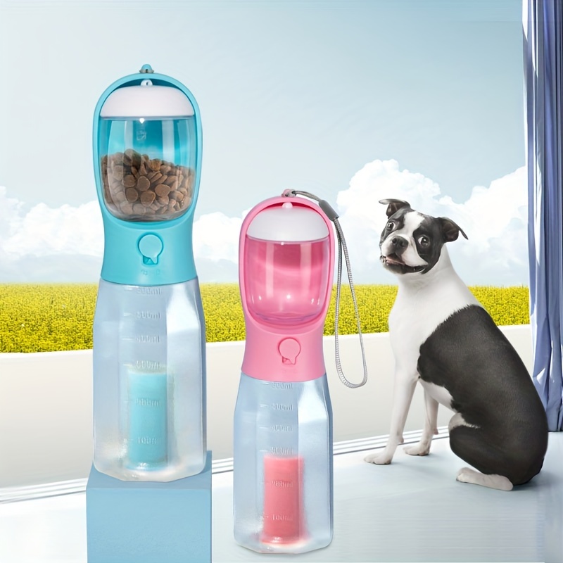 Portable Dog Water Bottle With Food Container - Leak Proof 2-in-1 Pet Water  Bottle For Walking, Hiking, And Travel - Keep Your Dog Hydrated And  Nourished On The Go - Temu