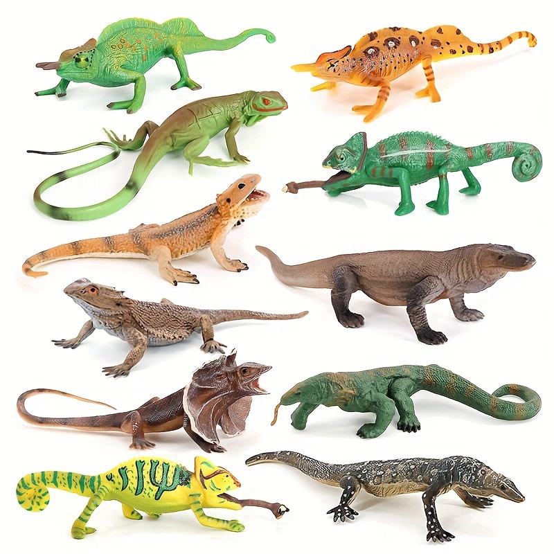 Geckos en peluche réaliste vert de 55 cm, animal en peluche lézard pour  garçons, jouet gecko, doux et durable, jouet mignon pour garçon, cadeaux  pour