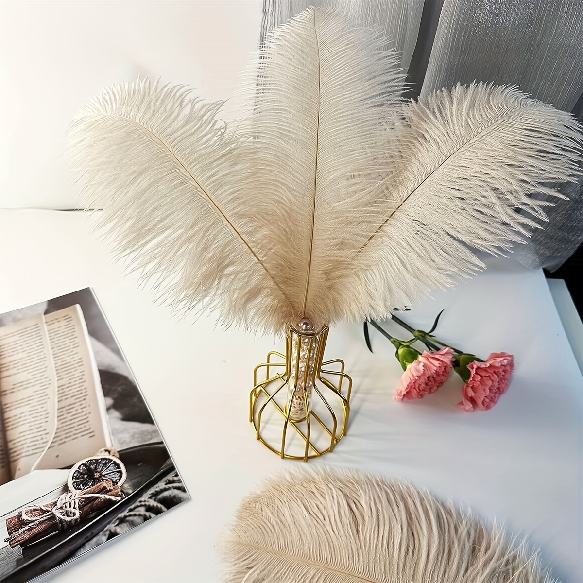 How To Make Gorgeous DIY Ostrich Feather Centerpieces (+ 7