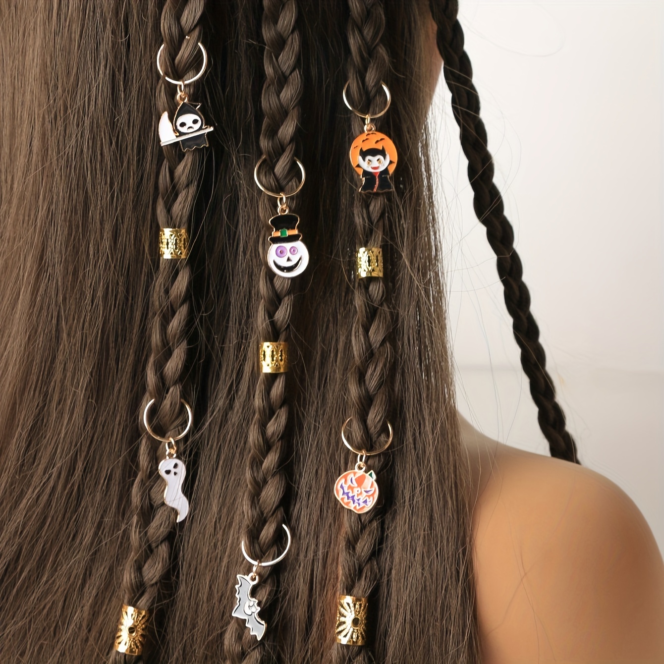 Dreadlock Accessories Set Braid Hair Beads Alloy Hair Rings - Temu