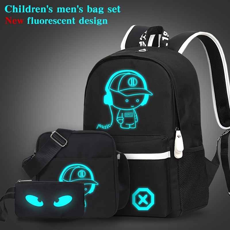 

3pcs Men's New Casual Bag Set, A Large Capacity Bag For 15.6-inch Laptop, Sling Bag, Clutch Bag Set