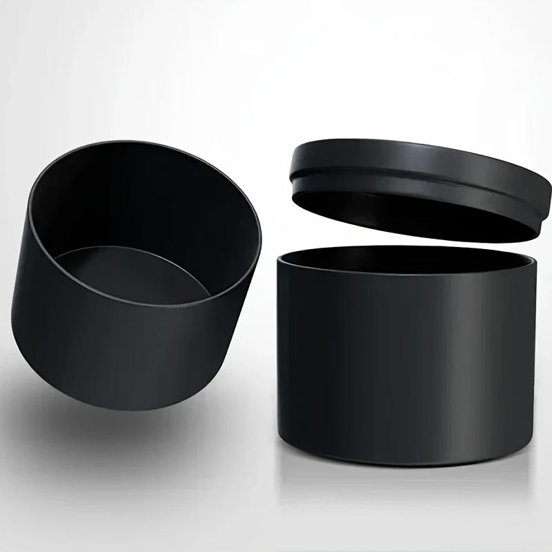 1pc Black/ White Candle Jar 4oz (about 113.4g), Bulk Candle Making Jar 1pc  Candle Container, Candle Jar (Black/ White)