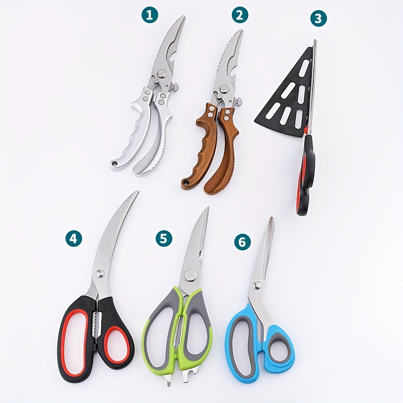 Kitchen Scissors, Poultry Shears, Kitchen Shears, Fish Bone Scissors,  Multifunctional Stainless Steel Chicken Bone Scissors, Food Scissors, Meat  Scissors, Kitchen Utensils, Apartment Essentials, Kitchen Gadgets, Cheap  Items - Temu