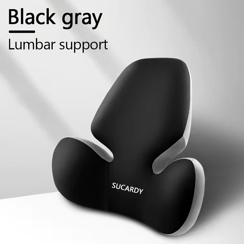 Memory Foam Lumbar Back Support Cushion Pad Car Seat Office Chair Neck  Pillow