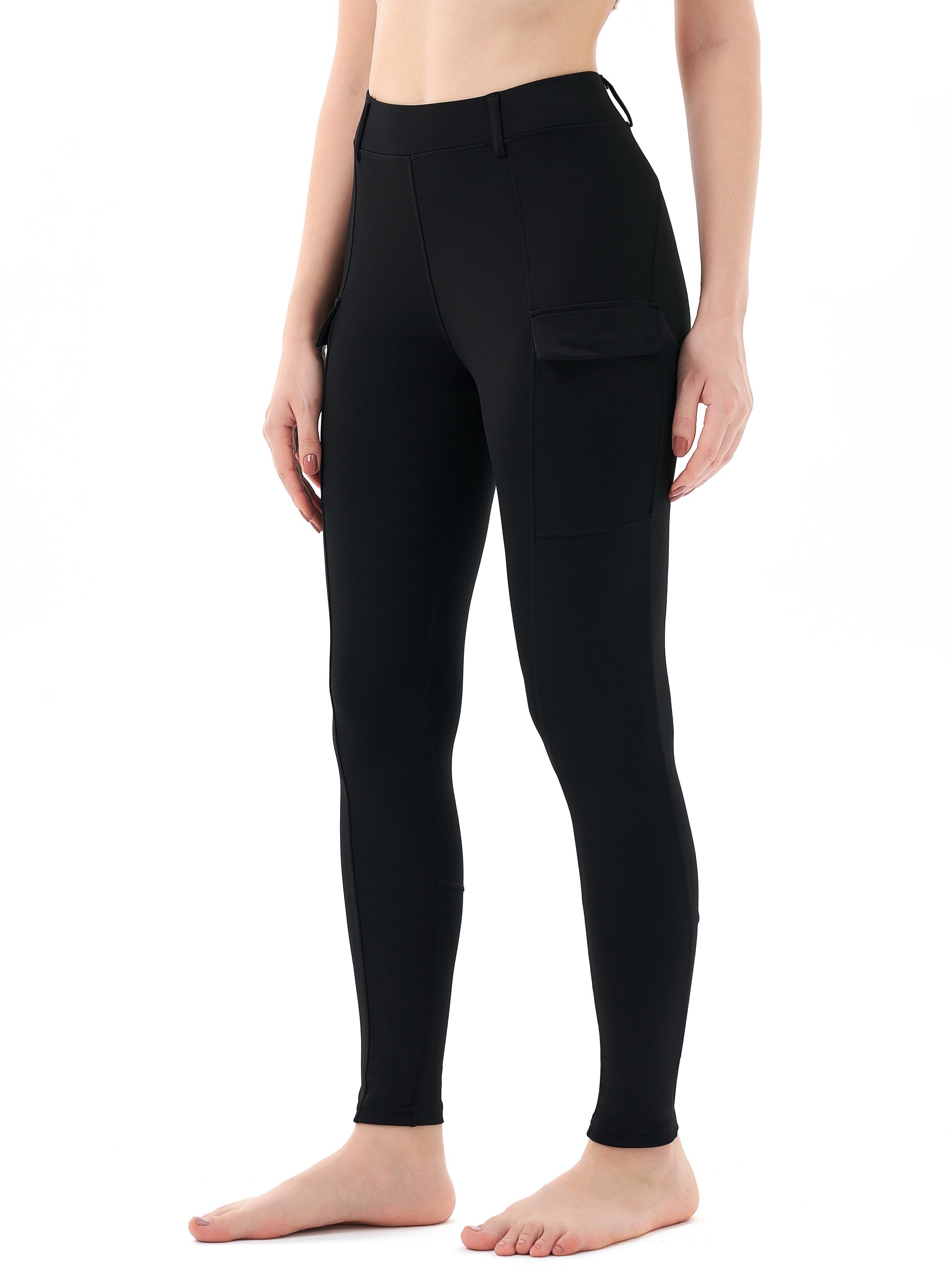 Yoga Pants For Women With Pockets High Waisted Workout Pants - Temu Canada