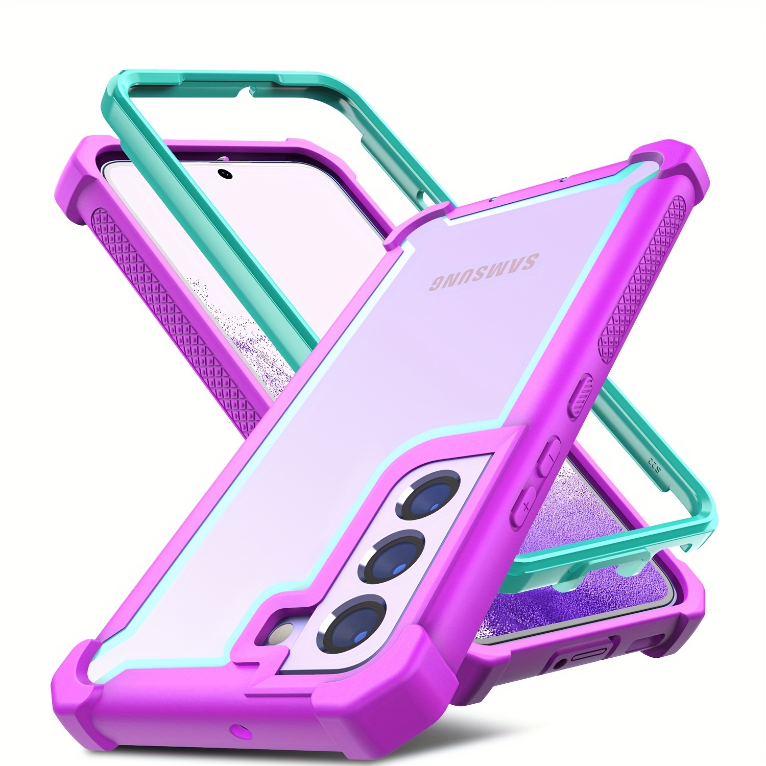 Shockproof Back Cover With Ring Holder For Galaxy S23 Ultra - Temu