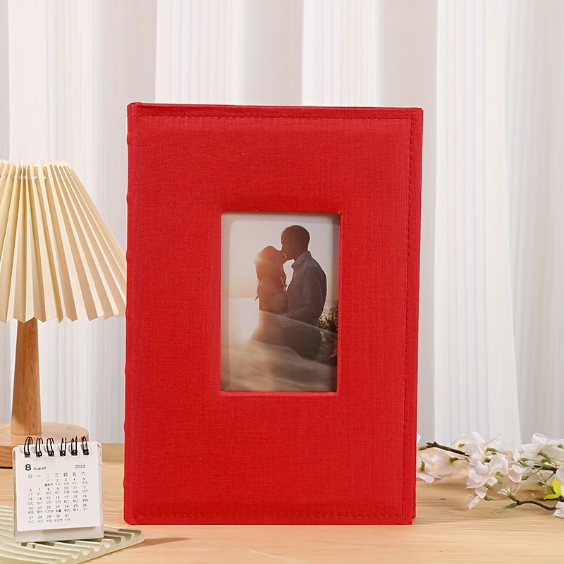 Vintage Photo Album Photos Cloth Cover Picture Book With - Temu