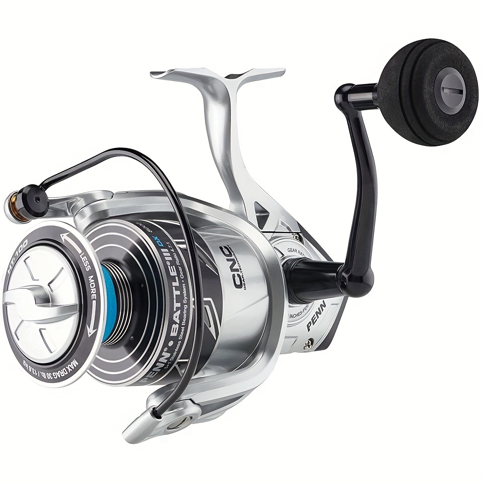 1pc * Battle DX Spinning Reel - Durable Metal Body with 6+1 Stainless Steel  Sealed Bearings for Smooth Performance and Longevity