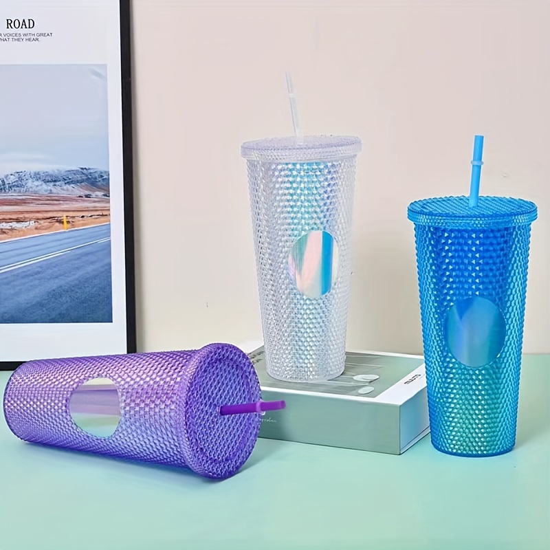 Large-capacity Plastic Water Cup With Straw, Leak-proof Drop-resistant  Portable Removable Sports Cup,,, - Temu