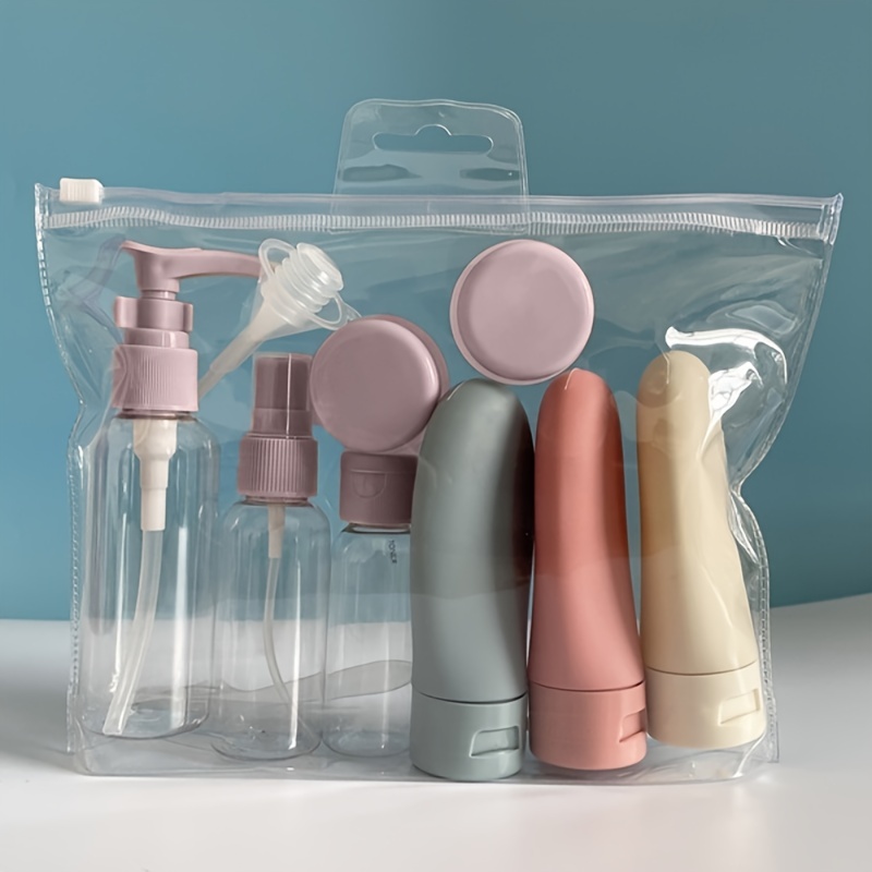 Clear Plastic Empty Squeeze Bottles With Flip , Tsa Travel Bottle For  Liquid Toiletries, Shampoo, Conditioner & Lotion, Refillable Containers,  Bpa Free - Temu